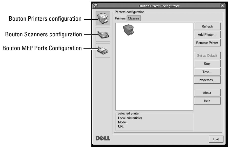 DELL 2355DN - Ouverture du configurateur de pilote unifié - 1