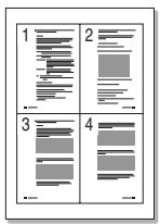 DELL 2355DN - Impression de plusieurs pages sur une seule feuille - 2
