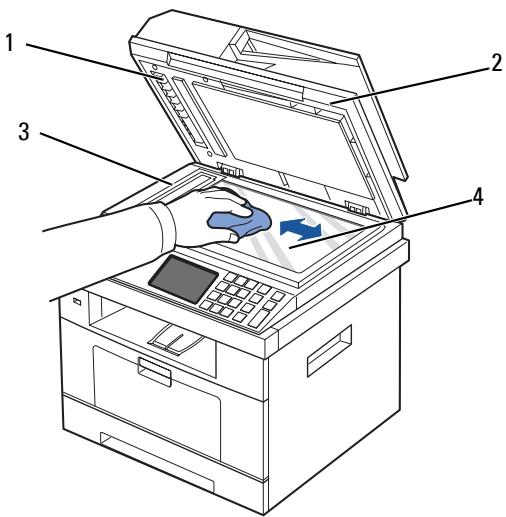 DELL 2355DN - Nettoyage du scanner - 2