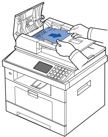 DELL 2355DN - Suppression de bourages papier au niveau du chargeur DADF - 3