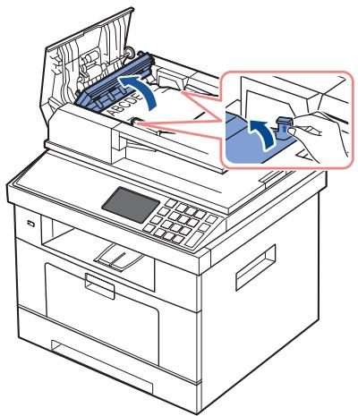 DELL 2355DN - Suppression de bourages papier au niveau du chargeur DADF - 8