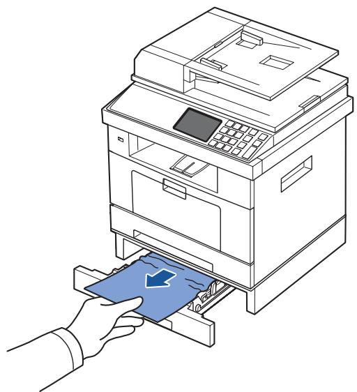 DELL 2355DN - Bourrage au niveau du bac d'alimentation (bac 2 facultatif) - 2