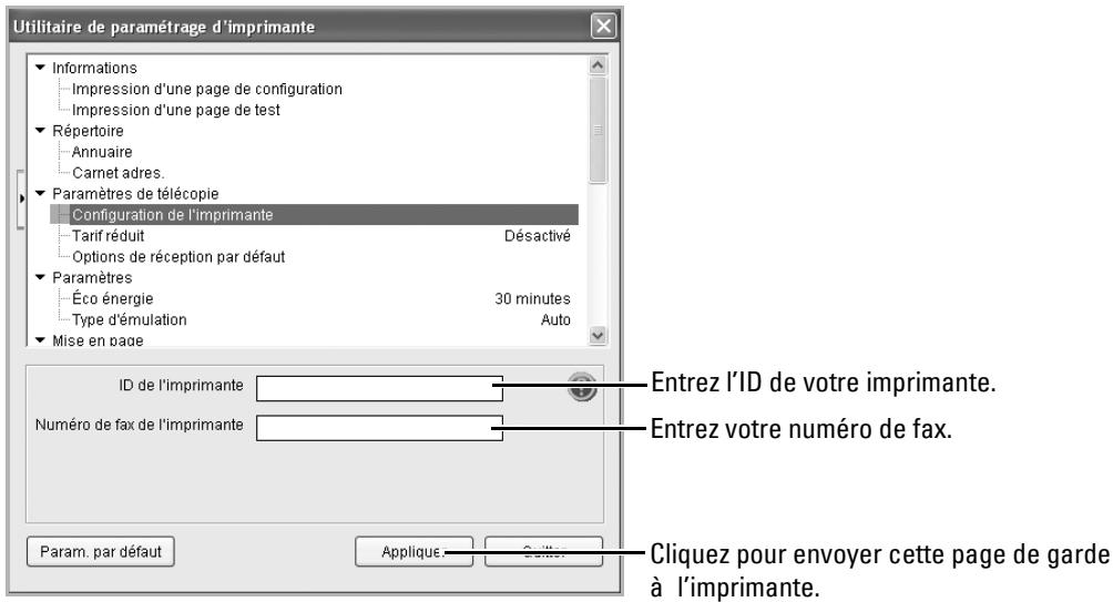 DELL 2355DN - Section paramètres de télécopie - 1