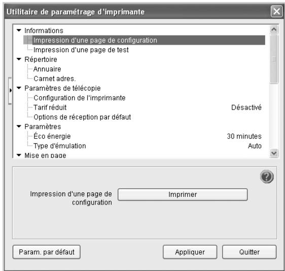 DELL 2355DN - Utilitaire de paramétrage d'imprimante - 1