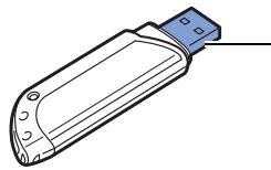 DELL 2355DN - Branchement d'une clé de mémoire USB - 1
