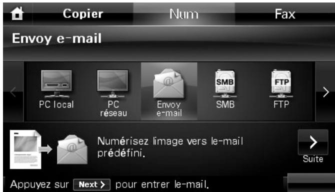 DELL 2355DN - Numérisation et envoi d'un e-mail - 1