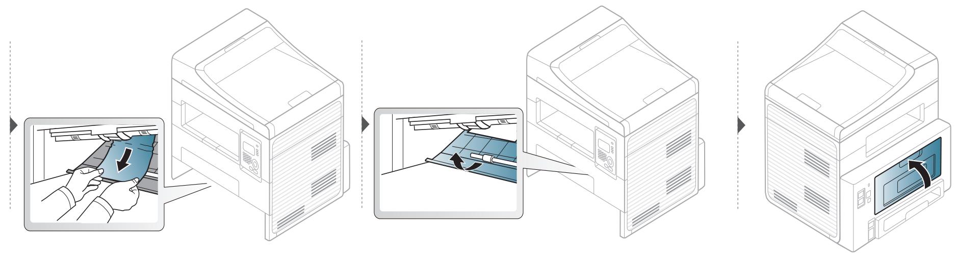DELL B1265DNF - Résolution des bourrages papier - 1