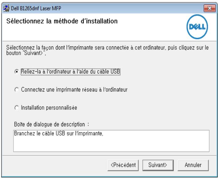 DELL B1265DNF - Installation locale du pilote - 1