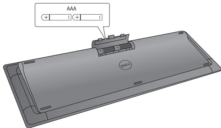 DELL KM714 - Installation de votre ensemble clavier et souris sans fil Dell KM714 - 1