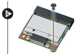 DELL LATITUDE E6330 - Dépose de la carte réseau sans fil WLAN (wireless local area network) - 2
