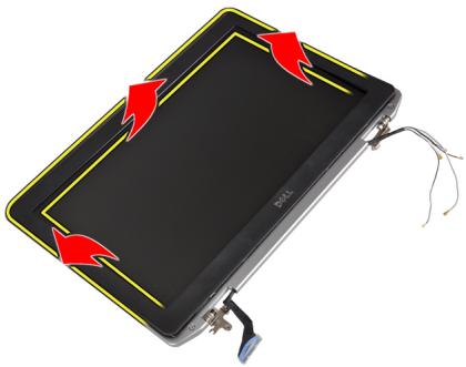 DELL LATITUDE E6330 - Dépose du cadre d'écran - 2