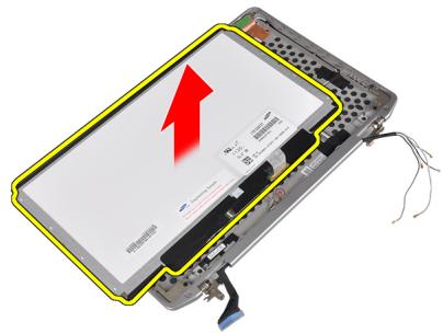 DELL LATITUDE E6330 - Dépose du panneau d'écran - 4
