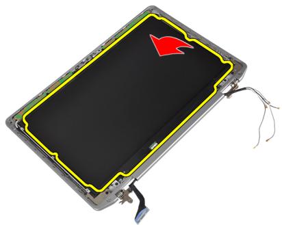 DELL LATITUDE E6330 - Dépose du panneau d'écran - 2