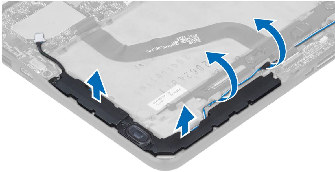 DELL LATITUDE ST2E - Retrait des haut-parleurs - 4