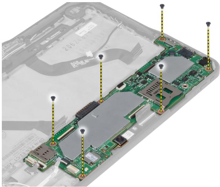 DELL LATITUDE ST2E - Retrait de la carte système - 1