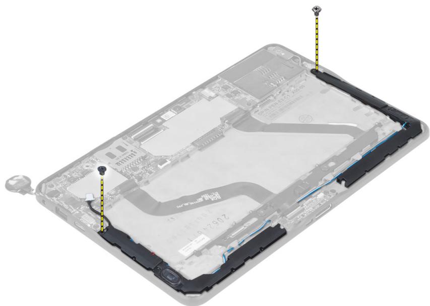 DELL LATITUDE ST2E - Retrait des haut-parleurs - 2