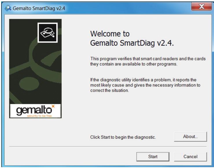 DELL SMART CARD KB813 - Exécuter smartdiag 2.4 - 1