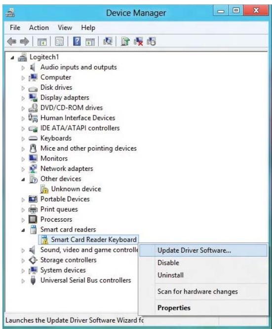 DELL SMART CARD KB813 - Mettre à jour le pilote pour windows 8 - 1