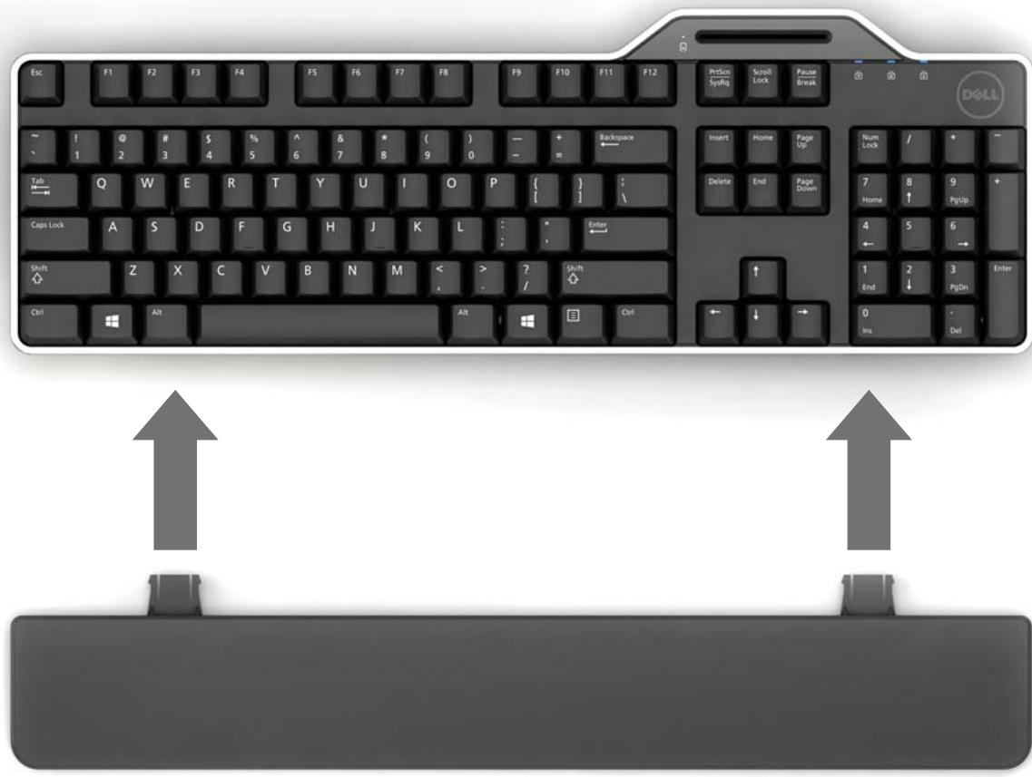 DELL SMART CARD KB813 - Fixation du reposemain - 1