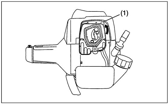 DOLMAR MS-3202 E - Luchtfilter reinigen - 1
