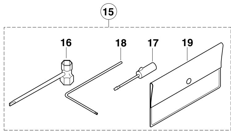 DOLMAR PS-6000I - Liste de pièces détachées - 4