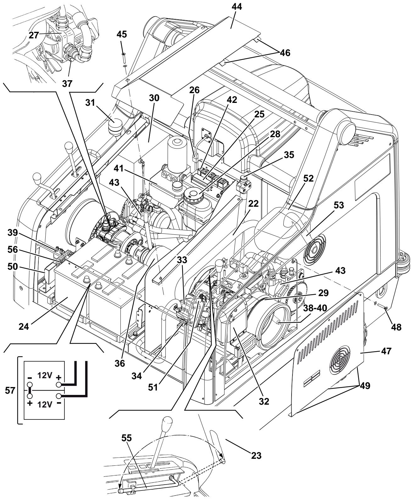 NILFISK SR 1301 P - BOUW VAN DE MACHINE - 2