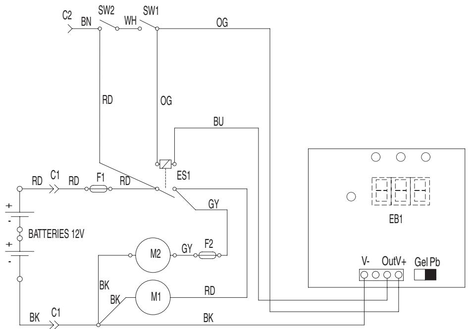 NILFISK SW 850S B - ELEKTRISCH SCHEMA - 1