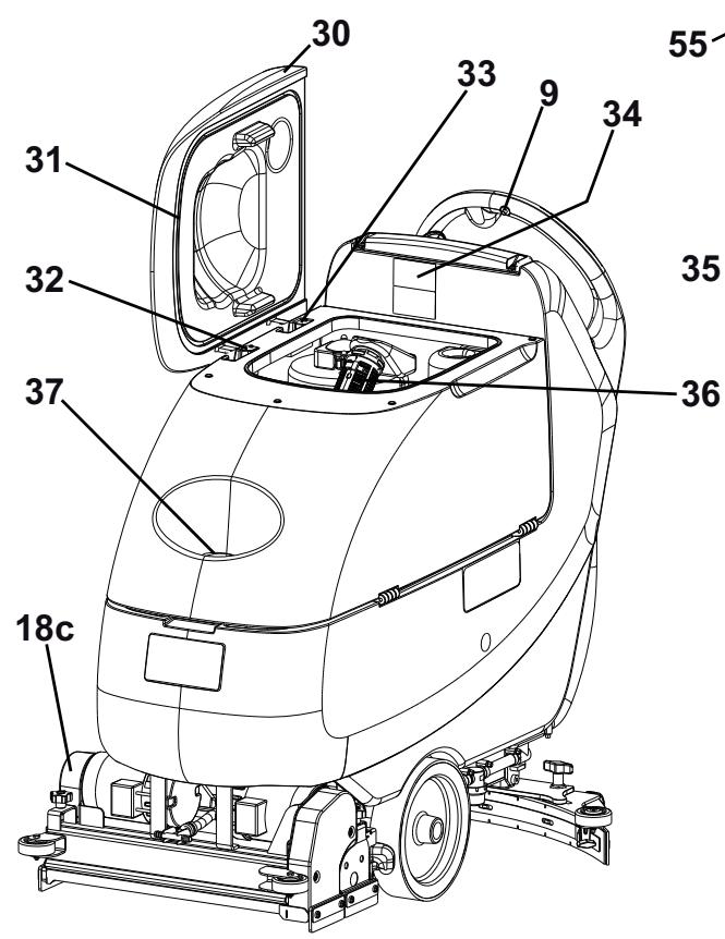 NILFISK SCRUBTEC 653 - MACHINE STRUCTURE - 3