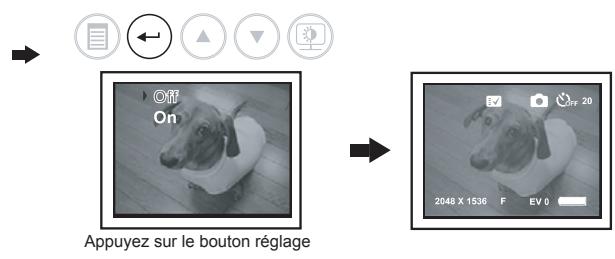 OREGON TL017 - Réglage sonnerie marche/arrêt - 2