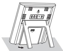 OREGON EMR812HGN - Utilisation du SOCLE et du support MURAL - 2