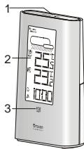 OREGON EW93 - Botón de REPETICION DE ALARMA / LUZ: - 1