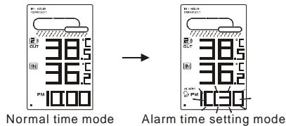 OREGON EW93 - ALARM TIME SETTING - 1