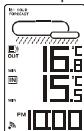 OREGON EW93 - Afficher les relevés de temperature MINI. et MAXI. - 2