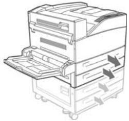 OKI MPS930B - Chargement des supports dans les bacs 1, 2 - 1