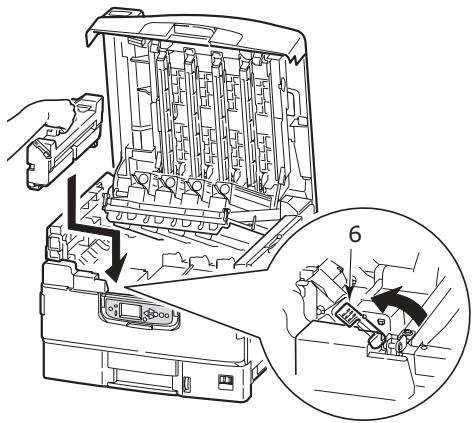 OKI MPS9650C - Tapa superior de la impresora (cont.) - 2