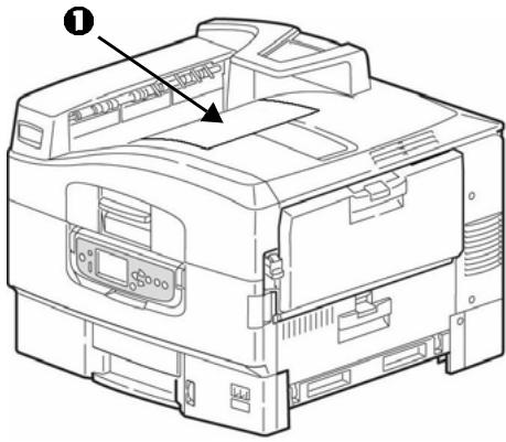 OKI MPS9650C - Rutas de salute Cara Abajo (Salida superior) - 1