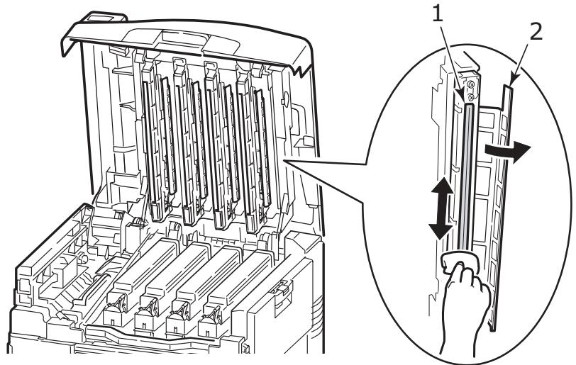 OKI MPS9650C - Nettoyage de la matrice à DEL (suite) - 1