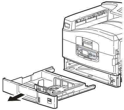 OKI MPS9650C - Cleaning the Paper Tray Feed Rollers (cont.) - 2