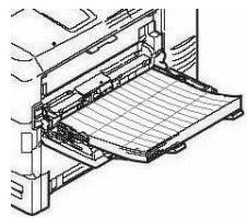 OKI MPS9650C - Print Media Loading the MP Tray (cont.) - 3