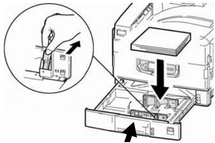 OKI MPS9650C - Cóme cargar papel en las bandejas 1-5 - 1