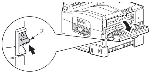 OKI MPS9650C - Tapa lateral de la impresora - 1