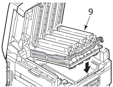 OKI MPS9650C - Bourages papier (support) capot supérieur de l'imprimante (suite) - 3