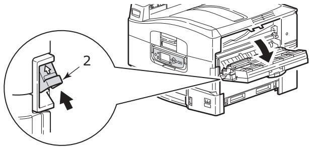 OKI MPS9650C - Bourrages papier (support) couvercle de l'imprimante - 1