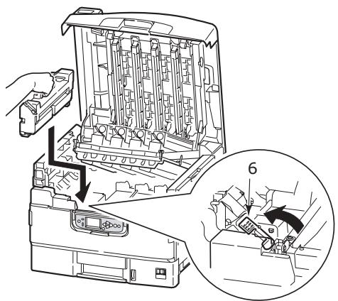 OKI MPS9650C - Bourages papier (support) capot supérieur de l'imprimante (suite) - 1
