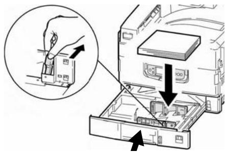 OKI MPS9650C - Chargement des supports dans les plateaux 1-5 - 1