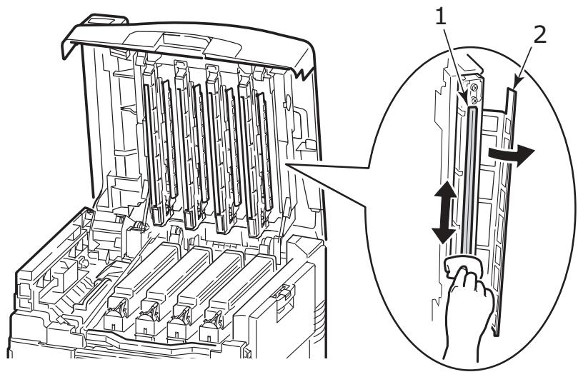 OKI MPS9650C - Limpieza de la Cabezas LED (continuación) - 1