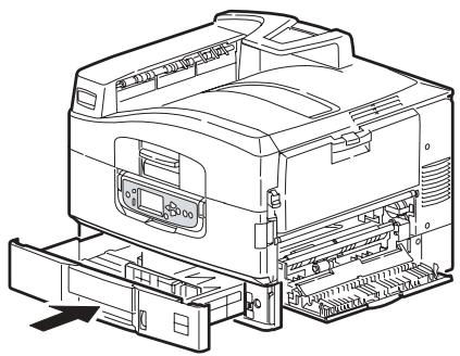 OKI MPS9650C - Cleaning the Paper Tray Feed Rollers (cont.) - 2