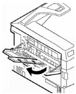 OKI MPS9650C - Opening the Face-Up Exit Tray - 3