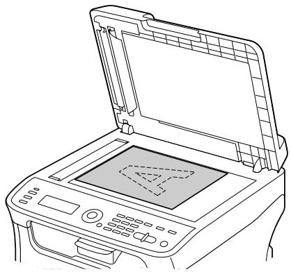 OKI MC160MFP - Placez le document à numériser. - 2