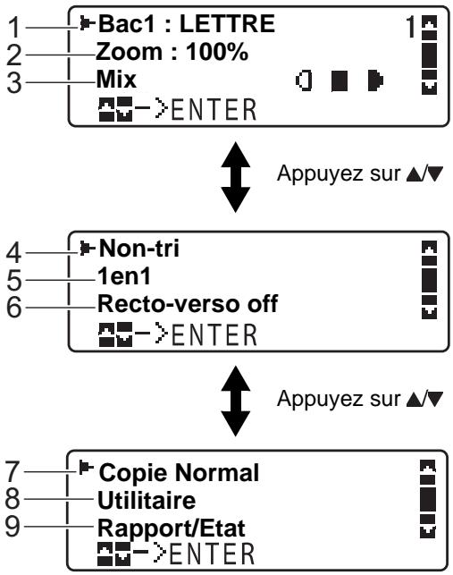 OKI MC160MFP - Paramétres de copie - 1